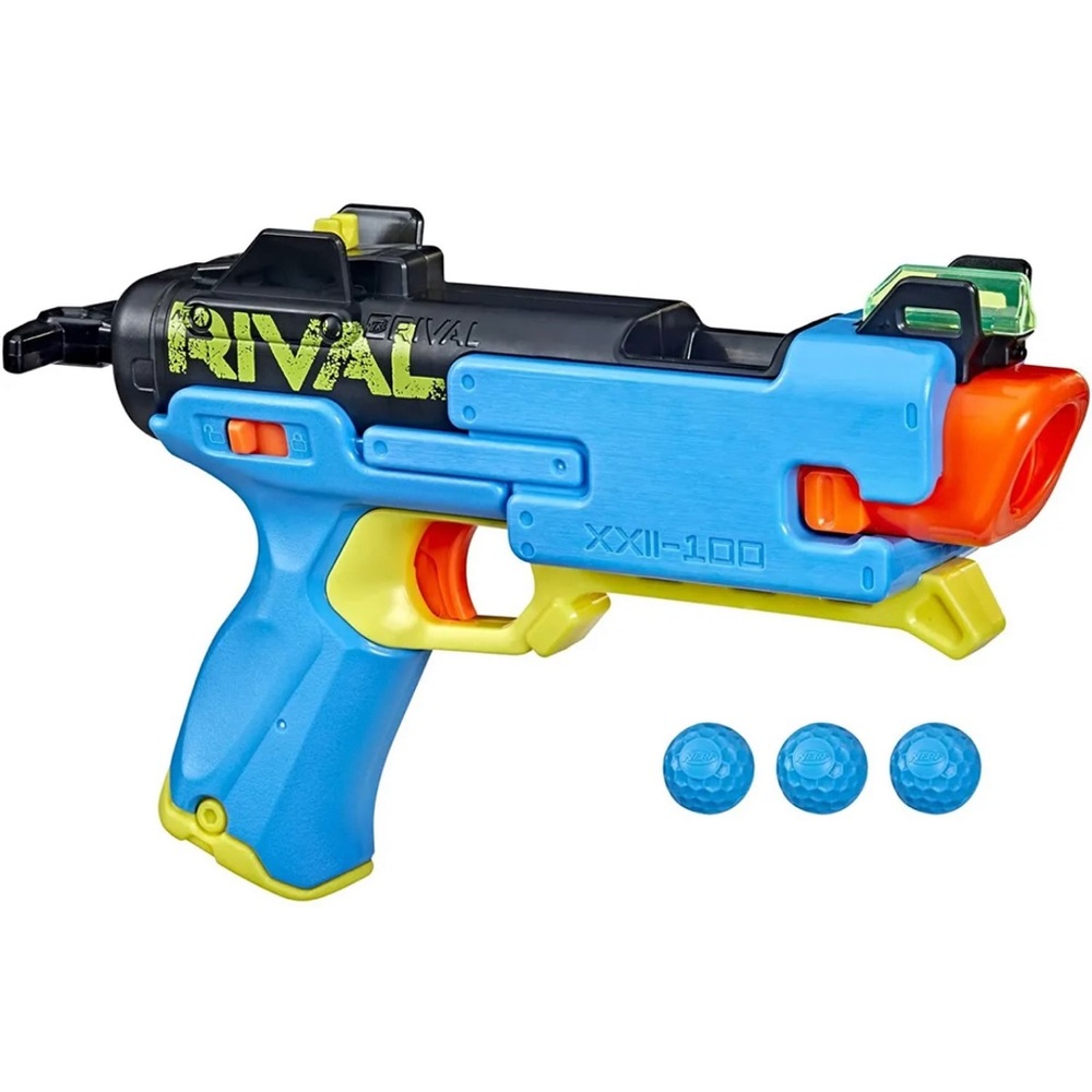 Nerf Rival Fate XXII-100 Blaster Toy Gun with Adjustable Rear Sight